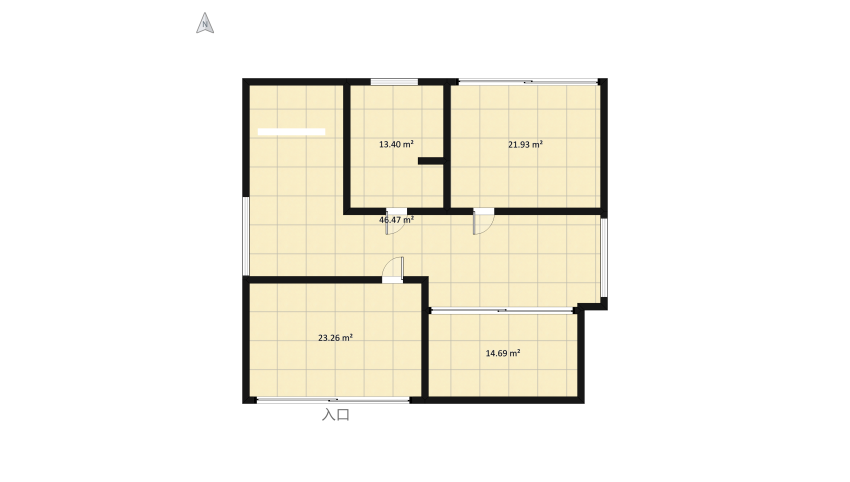 White Cottage floor plan 943.99