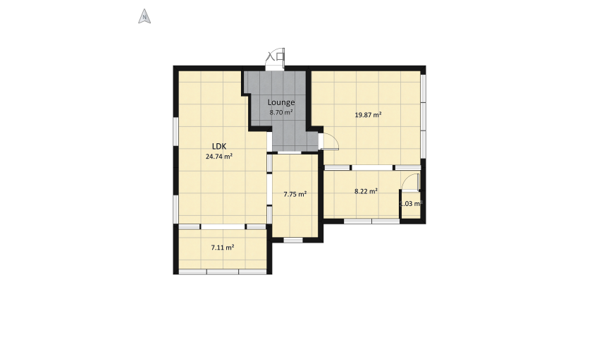 #StPatrickContest - The apartment is in green tones floor plan 88.2