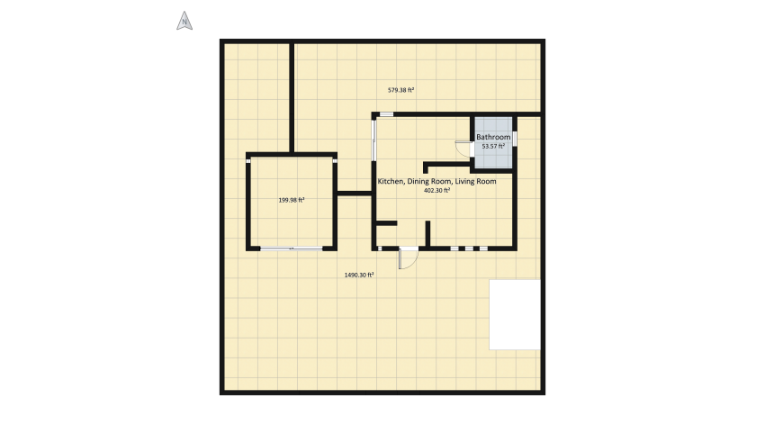Magnola House  floor plan 333.82