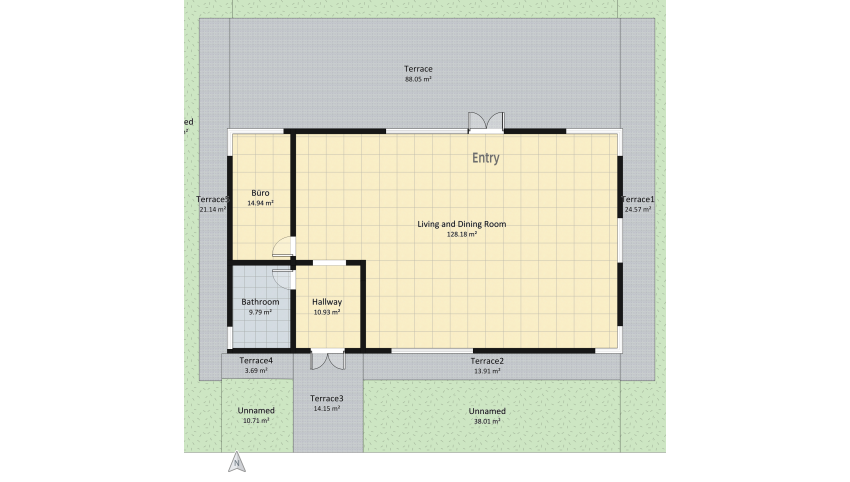 Moderne Villa floor plan 965.15
