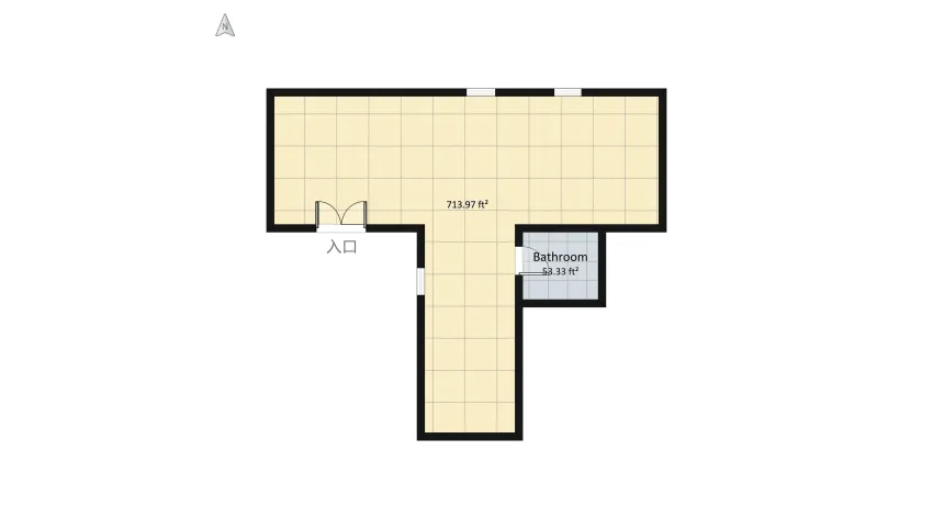 #TShapedContest -  Tiger inspired small home 🌿 🐯 floor plan 77.88