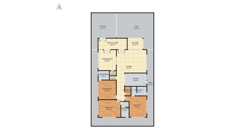 CDA F17 Housing Plan v5.1 (Three Bed) DD floor plan 411.67