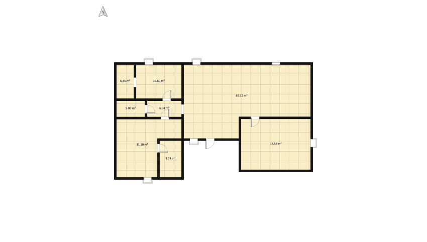 ranch house floor plan 216.76