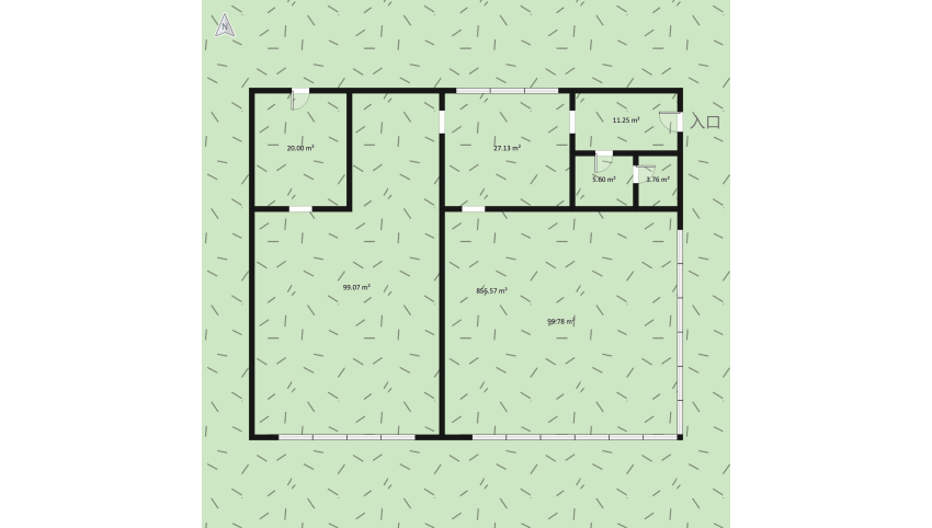 A Wooden House floor plan 1713.8