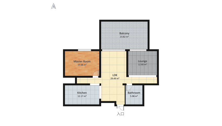 Home floor plan 113.3