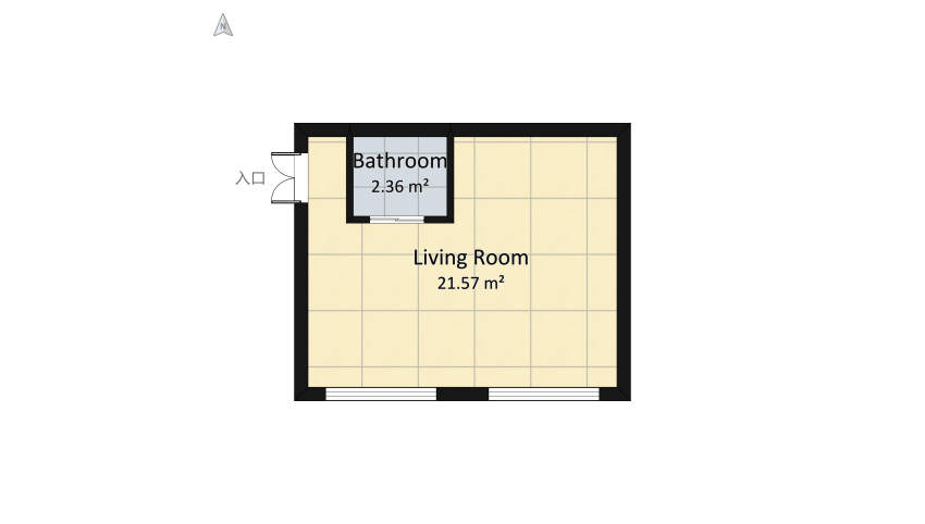 #MiniLoftContest-Сhocolate loft floor plan 39.55