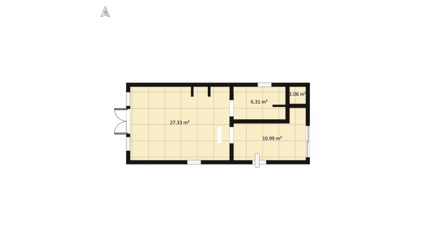tiny house 563 sq ft floor plan 52.33