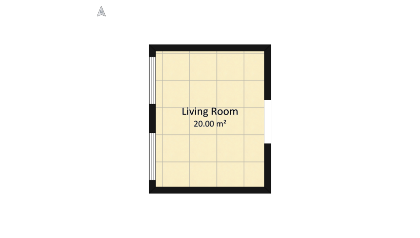 urban modern living floor plan 22.22