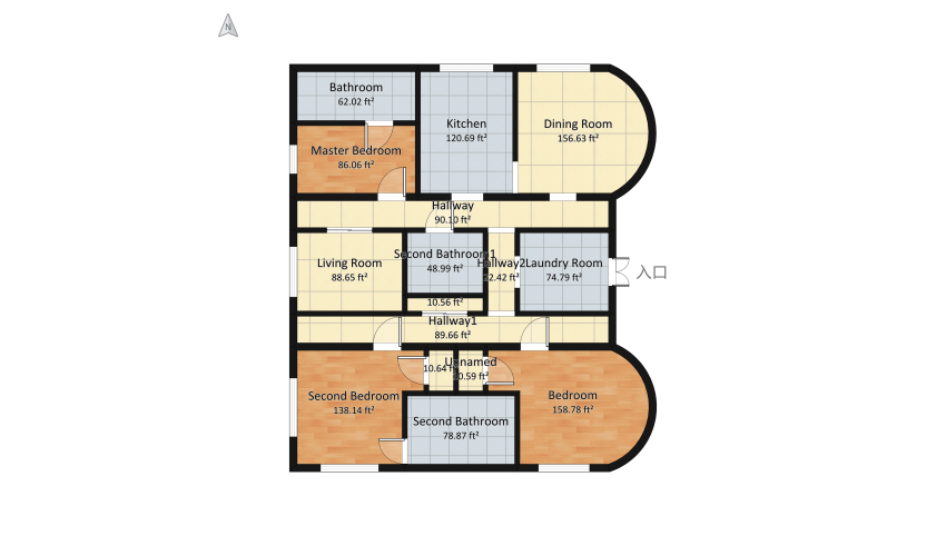 real dream house floor plan 127.4