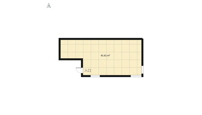 living room+kitchen floor plan 45.29