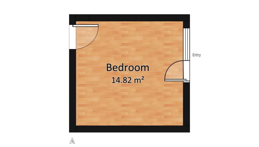 BEDROOM Redesign rome floor plan 14.82
