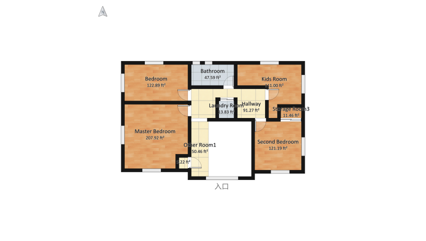 Modern Family Home floor plan 503.18