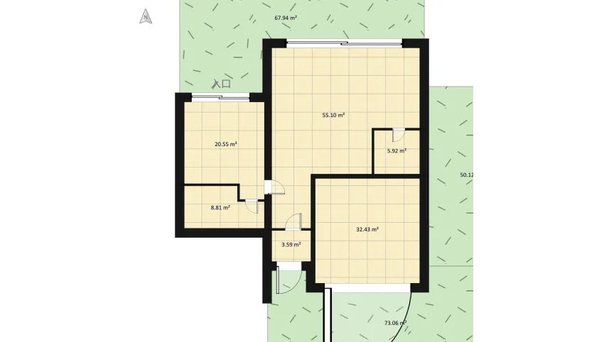 Project 2. EvgeniaP floor plan 487.39