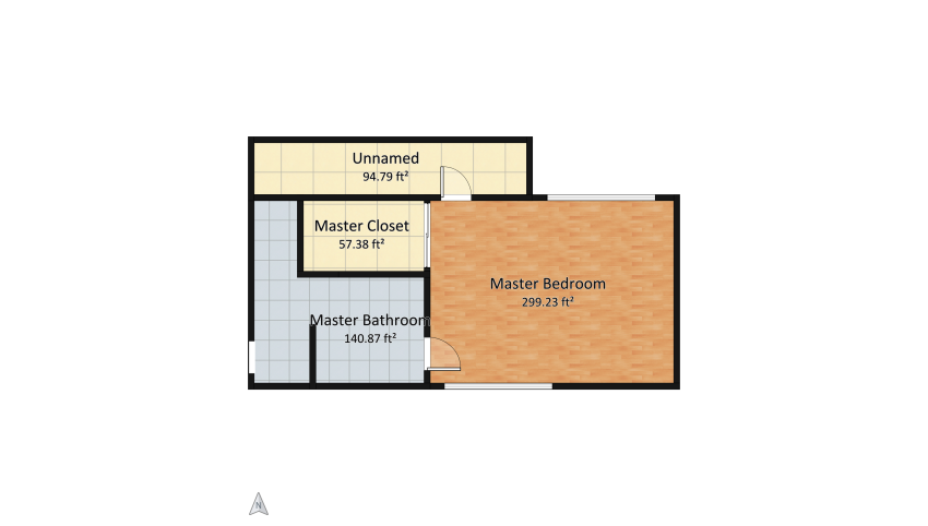 Master Suite floor plan 55.03