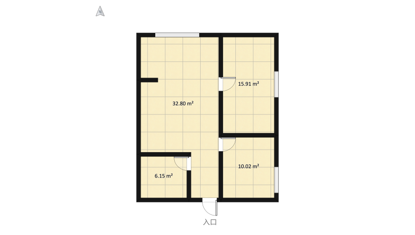 unnamed floor plan 73.33