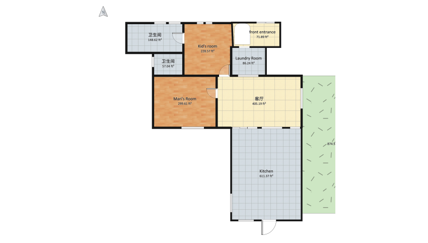 Dream house floor plan 127.26