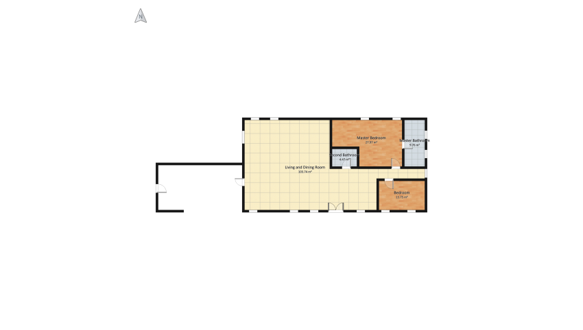 Ranch style house floor plan 173.88