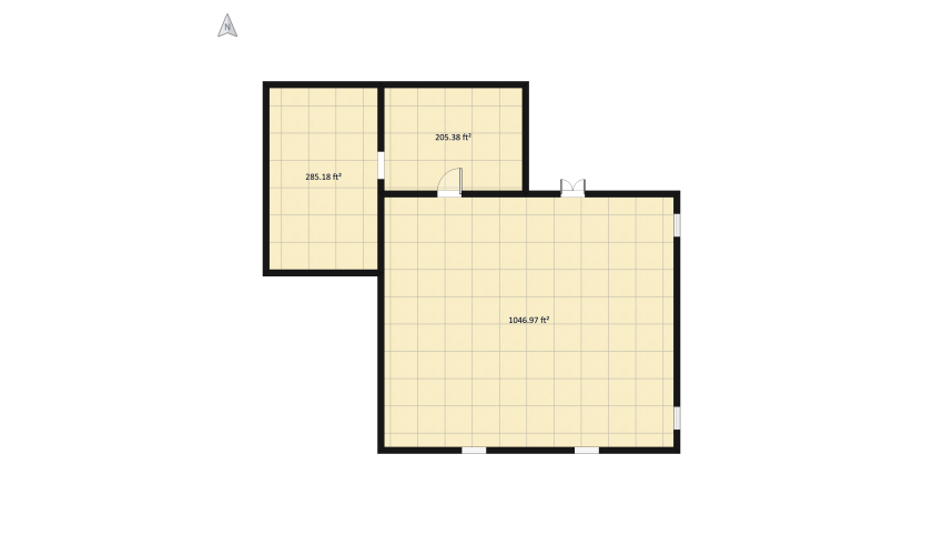 modern urban apartment floor plan 152.44