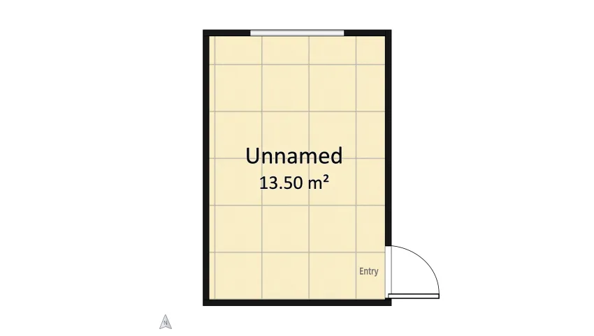 Спальня floor plan 13.5