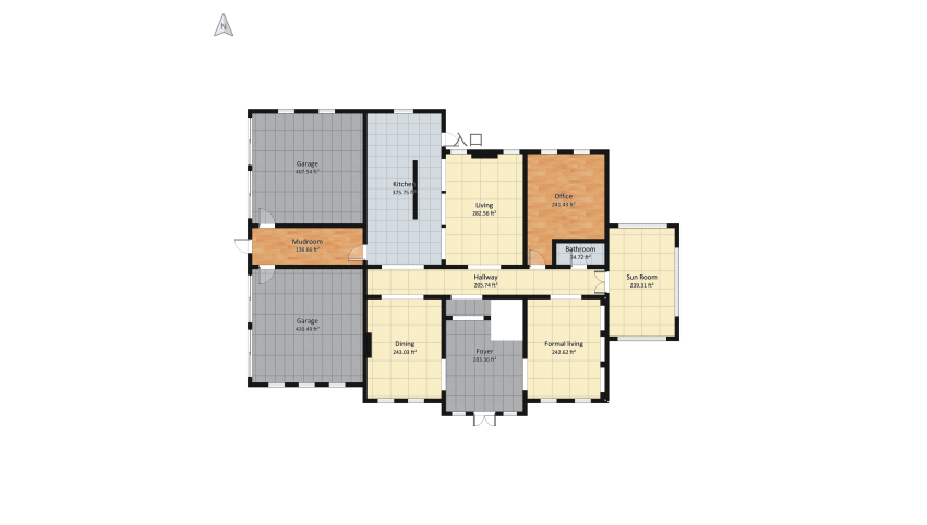 Dream Home floor plan 879.6
