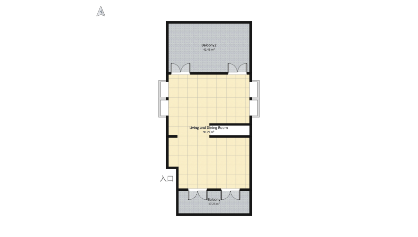 Winter Cabin floor plan 1257.53