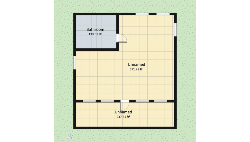 Cape Cod House floor plan 661.11