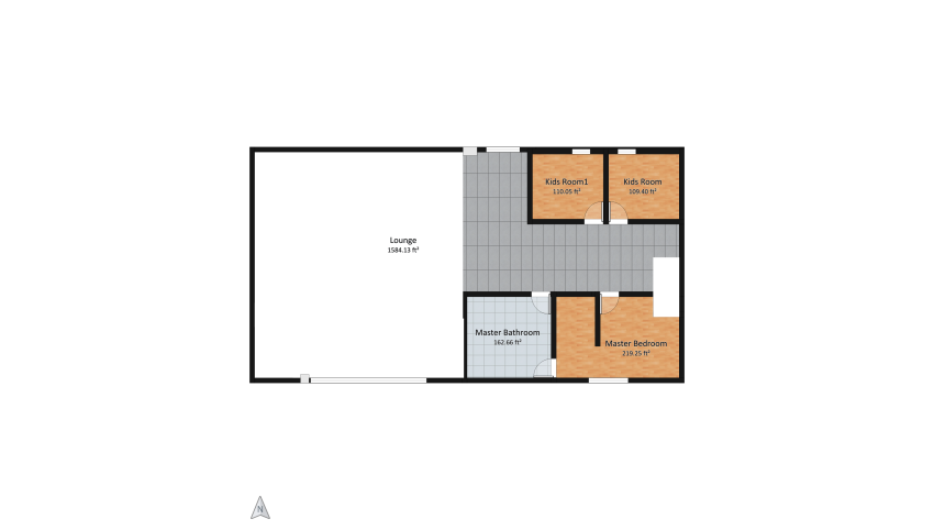 Apartment Suite floor plan 410.44