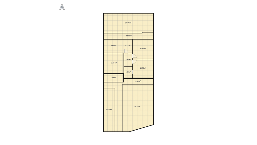 Villetta centrale floor plan 232.5