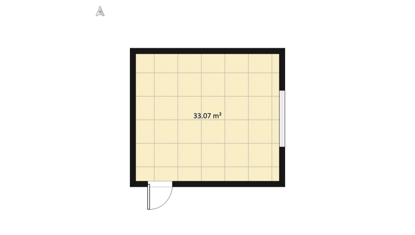 Elegant Bedroom floor plan 35.9