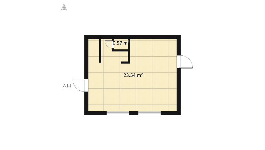 #MiniLoftContest- Cafe "Van Gogh" floor plan 54.36