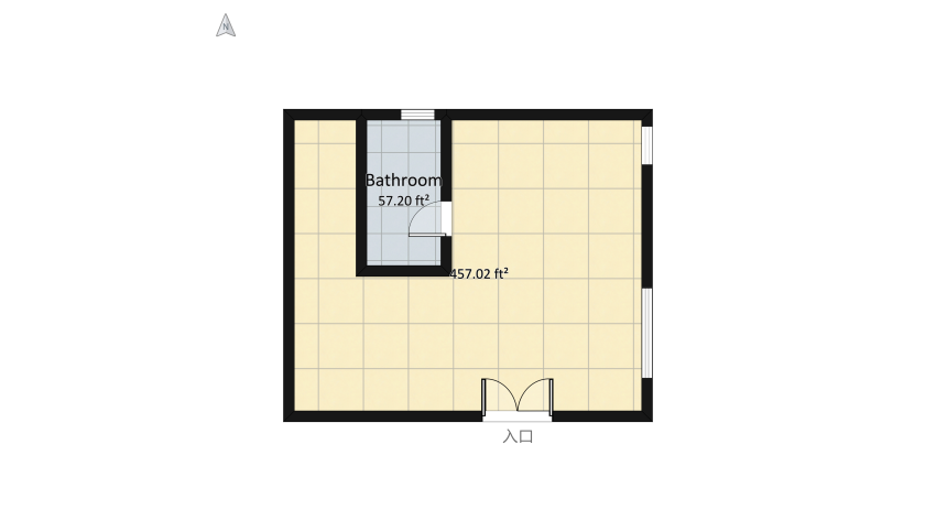 modern.loft floor plan 106.59