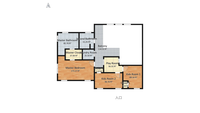 La Croix Modern Cabin floor plan 324.17