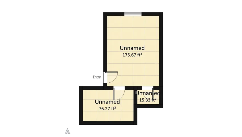2 Person Bedroom  floor plan 24.83
