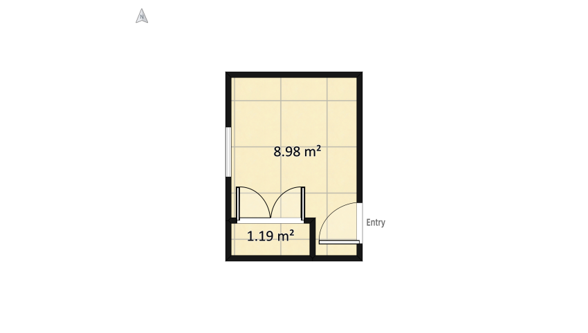 Modern bedroom floor plan 11.27