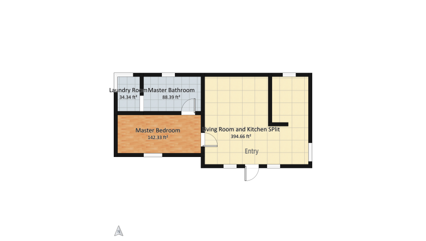 Cottage Home floor plan 23.24
