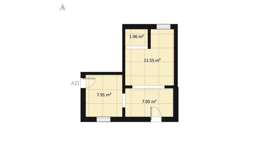 cozinha casa 2 - graca floor plan 34.35