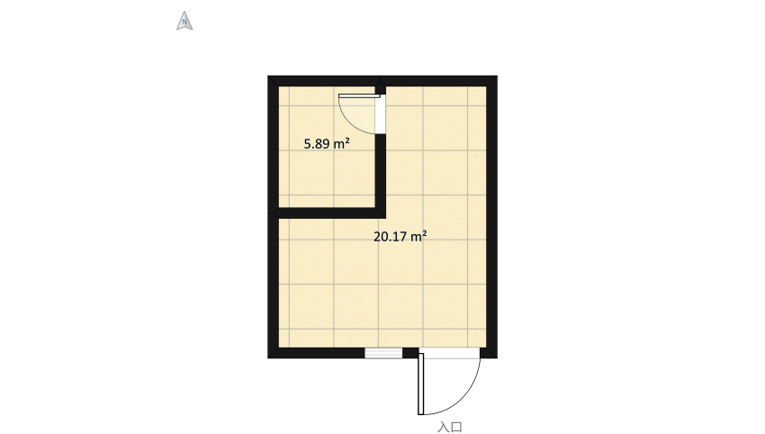 di's room floor plan 29.87