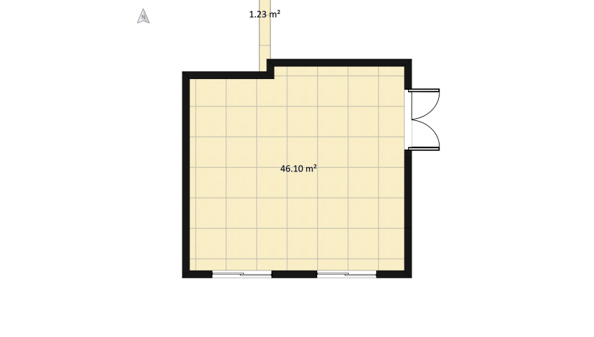 Sala Azul  floor plan 49.46