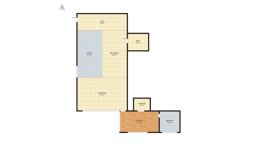 Appartamento #1 floor plan 395.78
