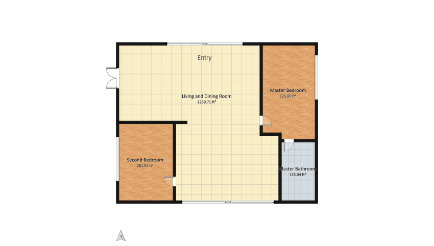 Modern classy home floor plan 349.12