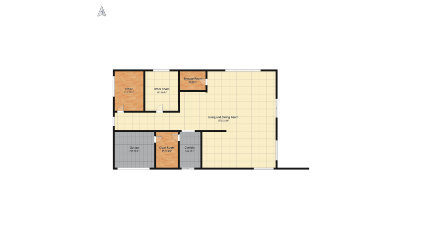 Open Floor House floor plan 650.07