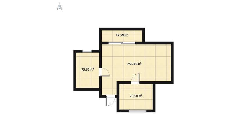 a luxury city apartment    floor plan 48.85
