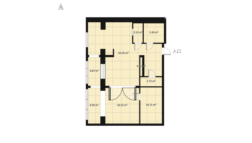 Shabby Chic apartments floor plan 108.48