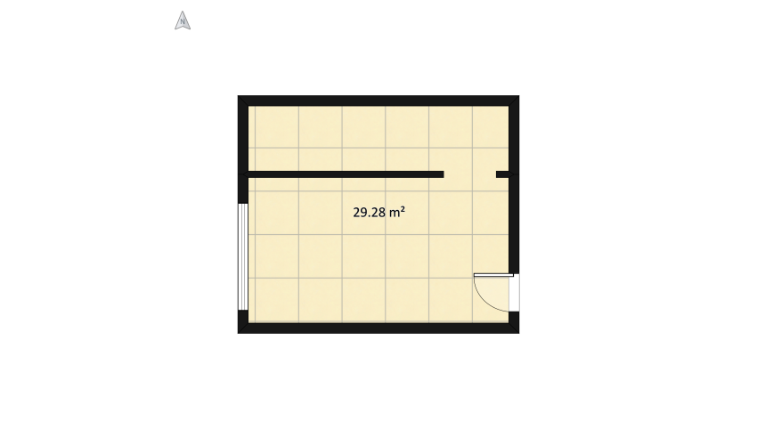 Bedroom floor plan 32.7