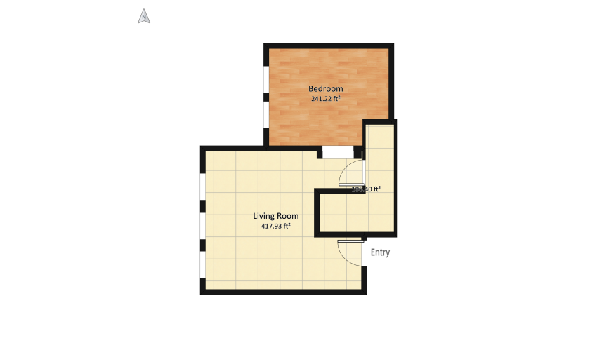 Bauhaus Style Suite floor plan 79.41