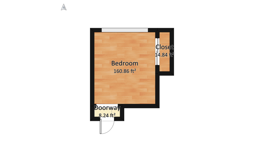 Beach House Bedroom floor plan 20.31