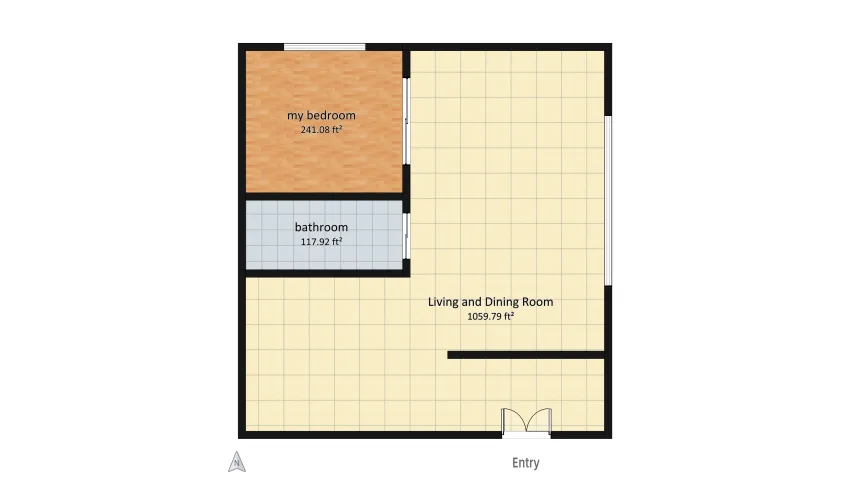 Loft LUA floor plan 131.81