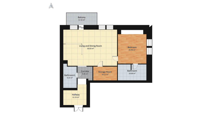 No style or all style floor plan 175.6