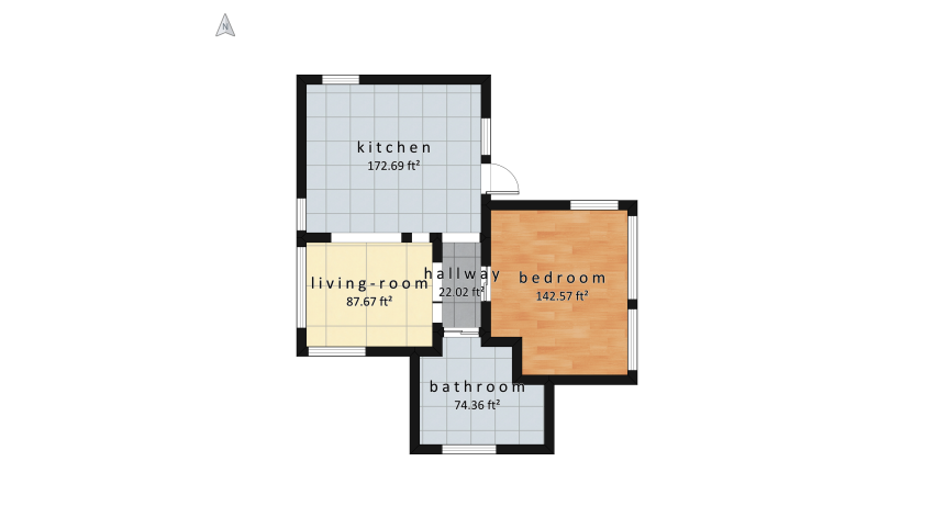 earthy artisan house. floor plan 46.81