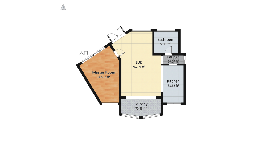 Room 3 - Honeycomb Element floor plan 140.7